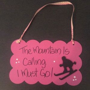 Skier Hanging Decoration